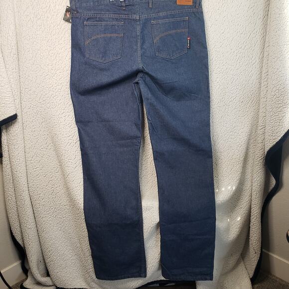 Red Wing FR Jeans Men's 46x38 Flame Resistant Work Pants Denim Blue Cotton NWT - Picture 2 of 11